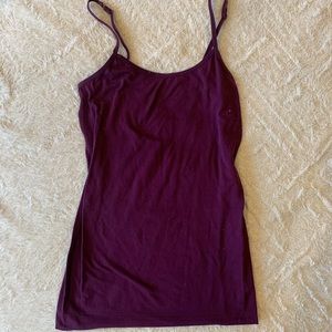 ⭐️FREE ad on when bundled⭐️ Purple tank top- stretchy